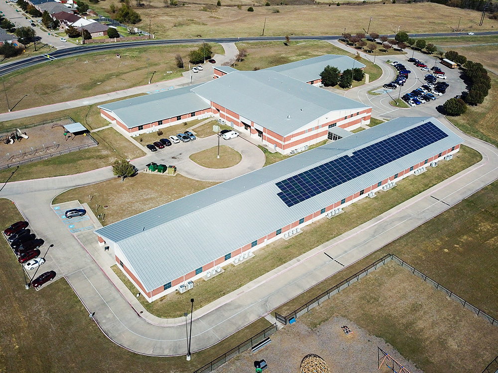 Auto dealership rooftop commercial solar installation