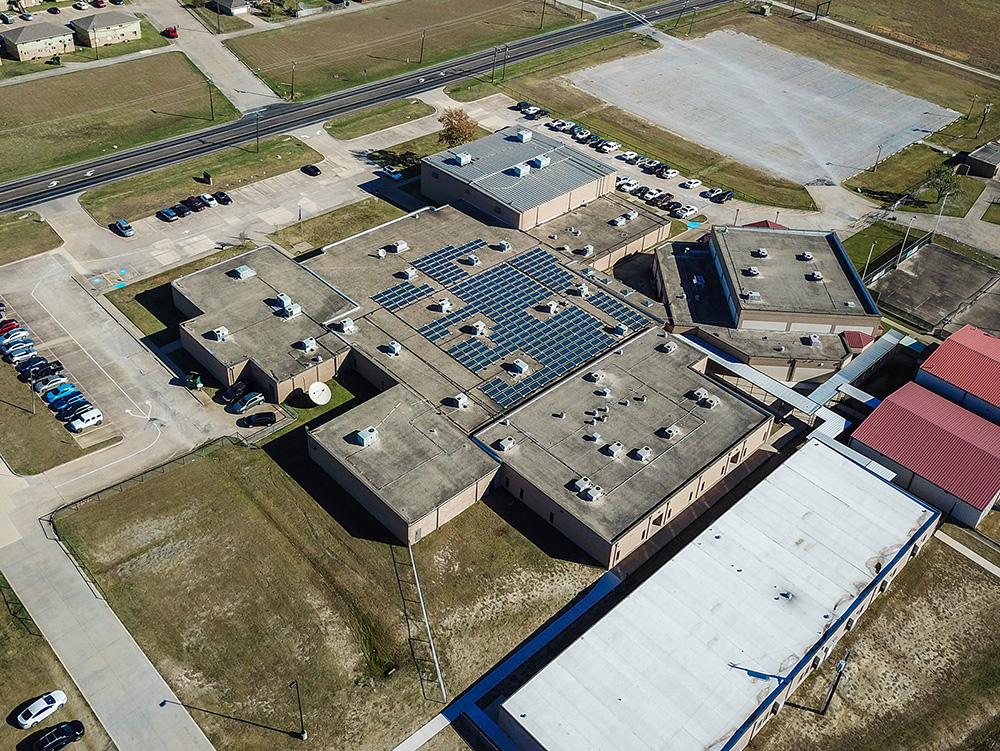 Auto dealership commercial solar installation used to evaluate a real proposal